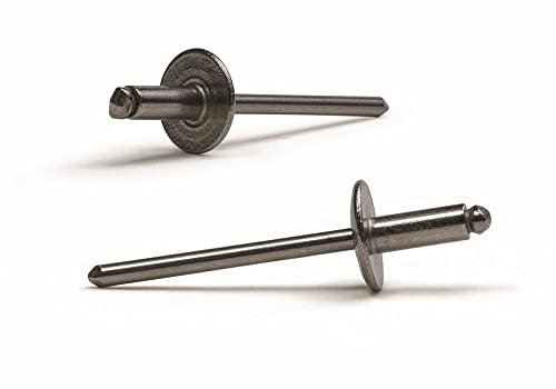 Bralo – Rivetto Inox A2 Testa larga diametro 4,8 x 20 mm