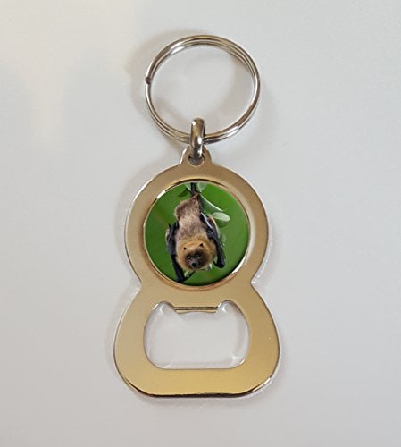 Bat Metal Bottle Opener Keyring Ideal Birthday Gift N443