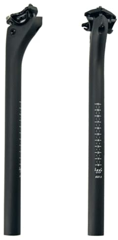 RXL SL Sattelstütze Carbon für Rennrad & Mountainbike Schwarz Carbon seatpost MTB sattelrohr Carbon 3K matt Offset sattelstütze 30.8*350mm