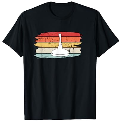 Eisstockschießen Stockschützen Vintage Retro T-Shirt