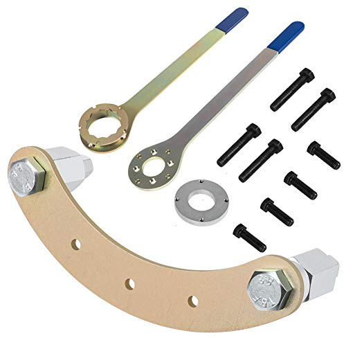 Crank Pulley Wrench Holder Tool with Screws & Engine Cam Gear Lock/Camlock Tool Kit & Intake/Exhaust Cam Sprocket Wrench Tool Fits for Subaru STD