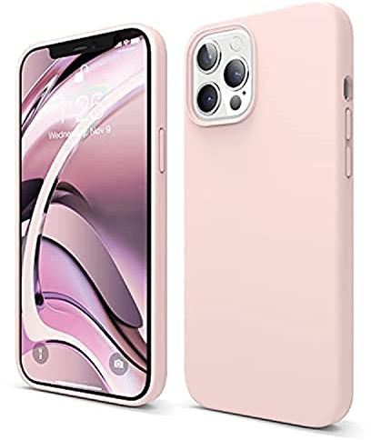 elago Premium Silicone Case for iPhone 12 Pro Max (6.7), Full Body Protection : 3 Layer Shockproof Cover (Lovely Pink)