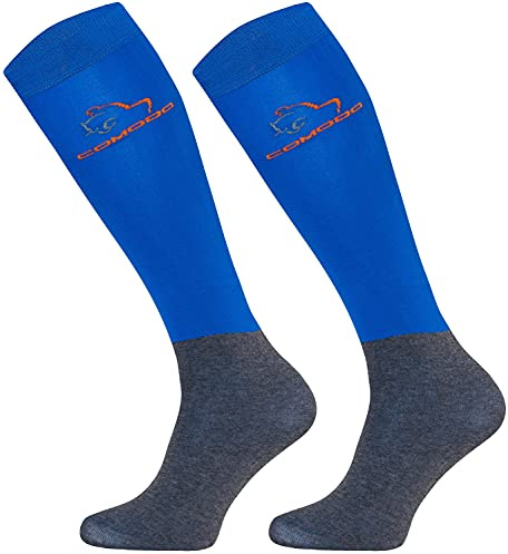 TODO Comodo Chaussettes d'équitation modernes STPJM | Chaussettes d'équitation fines et respirantes pour femme, homme et enfant, 35-38