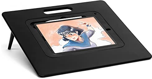 SKETCHBOARD | Sketchboard Pro for 9.7-inch iPad | Black | Flat & Smooth Drawing Surface | Digital Art & Tablet Accessory | Magnetic Legs allows 20-72 Degree Standing Angles