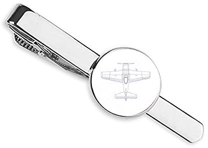 Pince à cravate militaire avec paroles d'avion