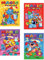W.F Graham 24 x Children's A5 Magic Painting Paint with Water Colouring In Books, Multicolor