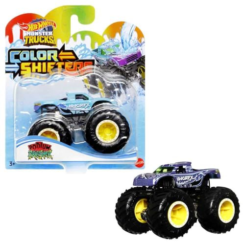 Mattel Hot Wheels Monster Trucks Farbwechsel, Verschiedene Modelle, Mehrfarbig (HGX06)