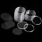 20 Ensembles de Capsules de pièces avec 6 Tailles réglables protègent Le boîtier de Porte-Monnaie en Mousse pour la Collection de pièces DC03 ([16/21/26/31/36/46MM]- Coussinets en Mousse EVA Noirs)