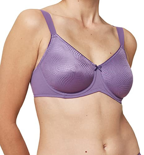 Triumph Essential Minimizer W X Minimizer Bra Women's, Purple Rain, 32C