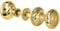 IRONTITE® Polished Brass Rim Door Knobs for Interior Doors, Solid Brass Victorian Door Knob to Suit Rim Lock. Brass Door Knob with Matching Screws. Door Handles Brass.