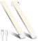 OUILA Unterbauleuchte Küche LED Schrankbeleuchtung 32cm 2Stück Warmweiß mit Bewegungsmelder Innen Akku,Schranklicht Schrankleuchten Lichtleiste USB mit Sensor für Kleiderschrank,Unterschrank,Kofferrau