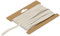 QUARKZMAN 1/4 Doppelt Gefaltetes Schrägband Baumwolle Kontinuierliches Bias Klebeband für Nähen Säumen Quilten Saum Binden Handwerk (Hell Weiß 6 Yards)