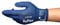 Ansell HyFlex 11-819 Ultrathin Work Gloves, Abrasion Resistant Nitrile Coating, Electrostatic Discharge Protection, Antistatic, Touchscreen, Industrial Safety, Blue, Size XL (1 Pair)