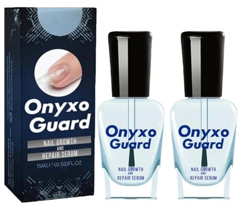 2 1PC Nail Strengthener for Weak Nails, Nail Conditioner for Damaged Nails, Onyxoguard Nail Growth and Repair, Nail Hardener Extra Strong and Growth, Nail Guards for Strength