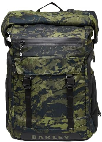 Oakley Backpacks Road Trip Terrain 25L Recycelter Rucksack, Tiger Camo Green, Einheitsgröße