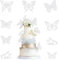 Bieiyhe 36 Stück 3D Schmetterling Cupcake Topper Hochzeit Kuchen Deko Schmetterlinge Deko Torte Hohle Tortendeko Geburtstag Mädchen Happy Birthday Kuchendeko Cake Dekoration für Party -Weiß