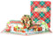 scicent Pop Up Weihnachtskarte 3D Grußkarte Geburtstagskarten Pop Up Weihnachtskarten Weihnachtskarte für Damen 3D Weihnachtskarte Neujahrskarten Winterkarten (Weihnachtskranz) - 20838