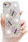 ZTUOK Case for iPhone 6 6S 7 8 for Women Girls,Cute 3D Butterfly Floral Design Sparkle Glitter Bling Soft TPU Cover Shockproof Protective Phone Case for iPhone SE 3 2022/iPhone SE 2 2020-Pink