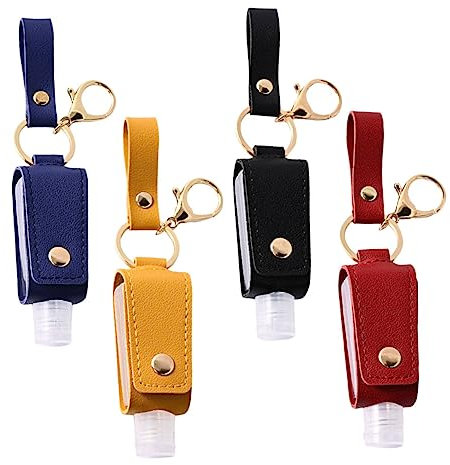 MERRYHAPY Mini Porte-clés en Cuir Synthétique De 30 ML Idéal pour Les Voyages Idéal pour Les Articles De Toilette