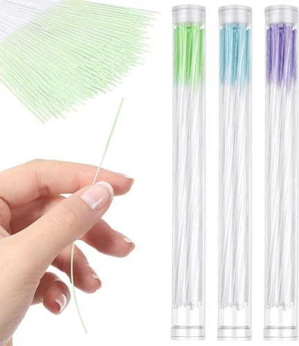 GXGM 180 Pièces de Nettoyant pour Trous de Boucles d'Oreilles, fil d'Oreille Jetable Nettoyeur Trou Boucles d'Oreilles pour le Suivi du Perçage des Trous d'Oreille