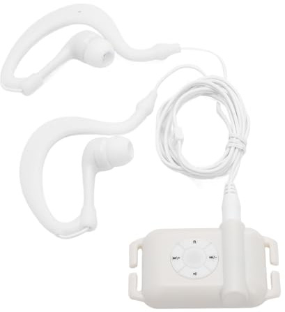 Lettore MP3 Resistente All'acqua IPX8 con Cuffie Riproduzione Musicale MP3 WMA Lettore Musicale per Nuoto, Surf, Corsa (8 GB)