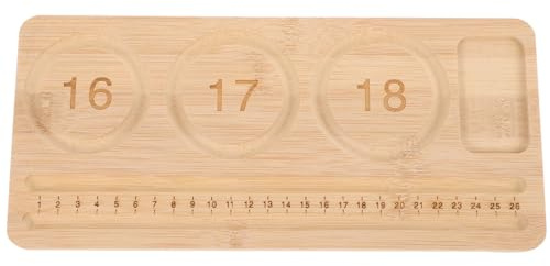 VALICLUD Planche De Perles En Bois Pour CréAtion De Bijoux - Plateau Diy Avec Mesure Long 28.5 Cm Design ÉCologique Pour Bracelets