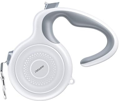 Laisse Chien Enrouleur, Laisse Enrouleur à Freinage Actif 3m Antichoc, Adapté aux Petits Chiens Pesant Moins de 20kg