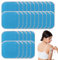 30 Stück EMS Gel Pad,EMS Muskelstimulator Ersatzteile für EMS Trainer Bauchtrainer Elektrisch Muskelstimulation Elektrostimulation,Heat Gel Pads Nachkaufset Abs Trainer Ersatz Gel Pads(45 x 45 mm)