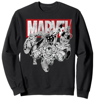 Marvel Iron Man Vintage Comic Sweatshirt