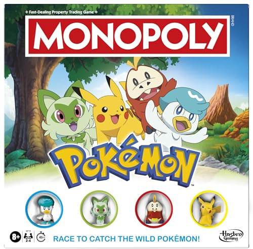 Monopoly Pokémon Edition Brettspiel - Englische Version