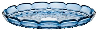 Guzzini - Vanity, Vassoio tondo grande, cielo, in Bio-based SAN e Bio-based SMMA -ACQUA