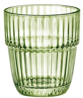 Bormioli Rocco Set di 6 bicchieri Barshine Rocks, Verde, 30,5 Cl
