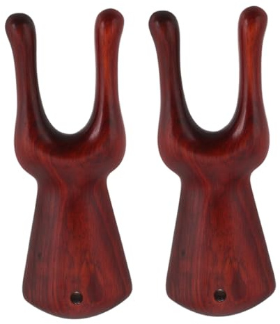 Beatifufu 2stücke Holz-nasen-gua- Handheld Akupunktur-massagegerät Tragbares Gesichtsmassage-werkzeug Für Effektive Gesichtsentspannung Zu Hause Oder Reisen