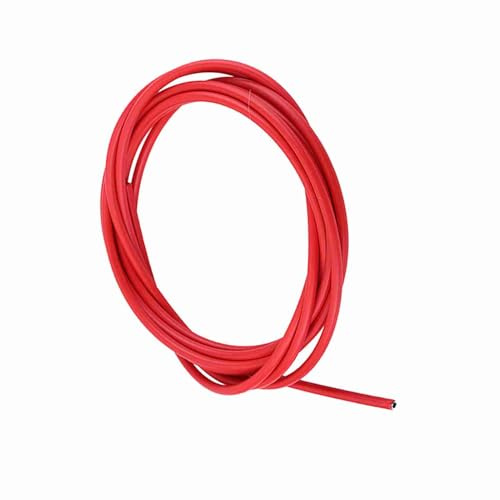 SIXRUN Fahrrad-Schaltzughülle, 4 Mm Fahrrad-Schaltzug, Premium-Bremszug-Außenhülle aus Stahl und Gummi, Länge für Rennrad-Mountainbike-Schalthebel (Rot)
