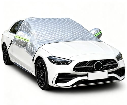 Auto Windschutzscheiben Abdeckung für BMW 1 Serie E87/F20/F40 2004-2024,Windschutzscheibe Sonnenschutz Auto Schutzabdeckung Schnee EIS Frost Staub Wasserbeständig UV(Color: Silver)
