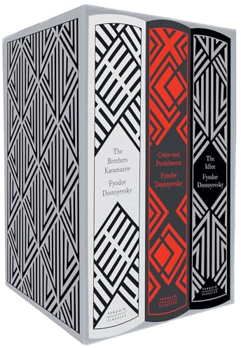 Fyodor Dostoyevsky 3-Book Boxed Set: Crime and Punishment; The Idiot; The Brothers Karamazov (Penguin Clothbound Classics)