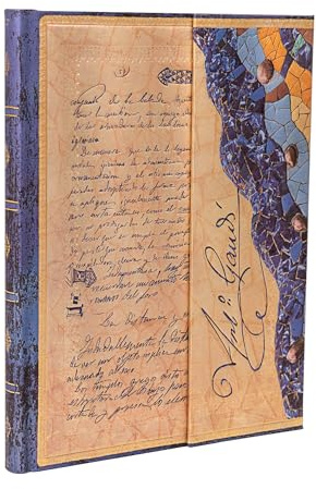 Gaudi, The Manuscript of Reus (Embellished Manuscripts Collection) Ultra Lined Hardback Journal (Elastic Band Closure)