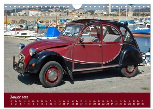 Citroen 2 CV Kult um die Ente (Wandkalender 2025 DIN A4 quer), CALVENDO Monatskalender: Unsere schönsten Impressionen eines der beliebten Autos. Ein ... Kalender für 2CV Fans (CALVENDO Mobilitaet)