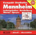 Falk Pläne, Kompakt Stadtatlas Mannheim, Ludwigshafen, Heidelberg, Worms, Speyer