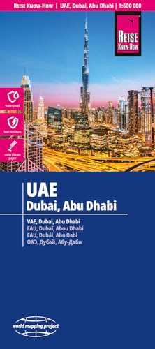Reise Know-How Landkarte Vereinigte Arabische Emirate | United Arab Emirates (1:600.000): reiß- und wasserfest (world mapping project)