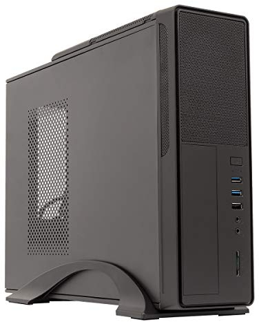 UNYKAch Caja de Ordenador Micro ATX UK2010 con Fuente de Alimentación 450W, USB 3.0 y Lector de Tarjetas