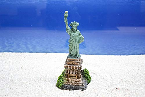 Amtra Statue de la Liberté Aquarium Décoration Miniature Décoration Aquarium Accessoires Poissons Crevettes Terrarium