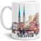 Tassendruck Bielefeld-Tasse Skyline - Kaffeetasse/Souvenir/Silhouette/Städte-Tasse/Mug/Cup/Becher/Beste Qualität - 25 Jahre Erfahrung - Weiss