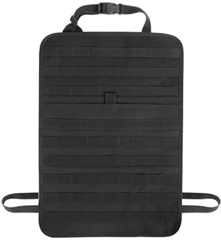 Autositz Zurück Aufbewahrungstasche Taktische MOLLE Panel Autositz Zurück Schutz Kit Pad Kick Pad Wasserdicht