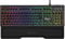 Qpad MK-75 Mechanical Keyboard with Cherry MX Brown Switches (Brown Keys, Switch), Mechanical Keyboard Pro Gaming with Multi Colour LED Lighting, German QWERTZ DE Layout, Black