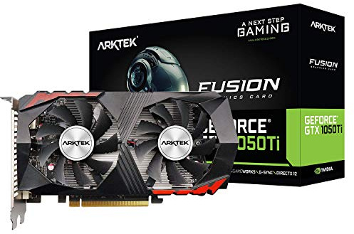 ARKTEK GeForce GTX 1050TI DDR5 4GB 128 Bit Twin Fans
