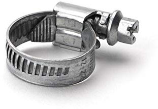 HS 130 Lüdecke Hose Clamps Worm Thread Hose Binding Steel Clamping Range 110-130 mm Pack of 10