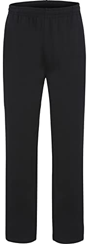 Jan Vanderstorm Herren Sweathose Wenner | mit Gummizug-bund, Kordelzug. Eingrifftaschen, Gesäßtasche, Freizeit-hose 100% Baumwolle, Jogginghose in großen Größen L-7XL