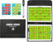 CHSEEO Mappe Fussball Coach-Board, Magnetische Taktiktafel, Fussball Spiel- und Trainingsausrüstung Trainingszubehör, Football Soccer Training, Männer Jungen Geschenk, Gefaltete Größe 25 * 31 cm