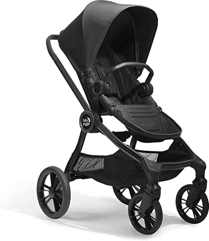 Baby Jogger City Sights, kompakter Kinderwagen mit umdrehbarem Sitz | zusammenklappbarer, leichter Kinderwagen | mit Sicherheitsbügel | Rich Black